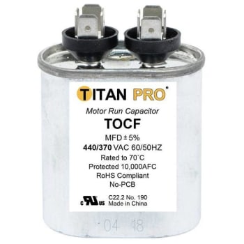 Image for Packard Titan Oval Run Cap 4 Mfd from HD Supply