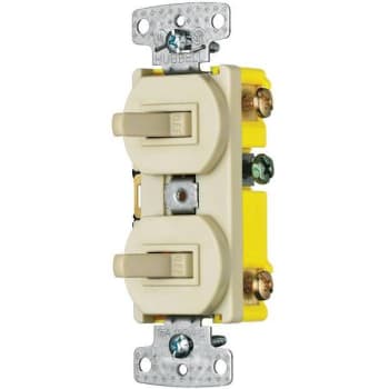 Image for Hubbell Wiring 15 Amp Combo 2 To 3-Way Switch Ivory from HD Supply