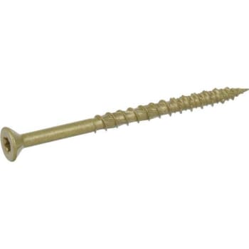 Image for #8 X 2-1/2" Bronze-Plated Star Drive Flat Hd Exterior Screw Package Of 20 from HD Supply