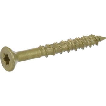 Image for #8 X 1-1/2" Bronze-Plated Star Drive Flat Hd Screw Exterior Package Of 25 from HD Supply