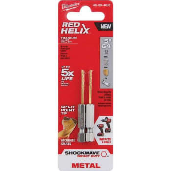 Image for Milwaukee Shockwave 5/64" Titanium Drill Bit from HD Supply