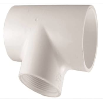 Image for Charlotte Pipe 3/4" X 3/4" X 1/2" Pvc Tee Pro Pack Package Of 20 from HD Supply