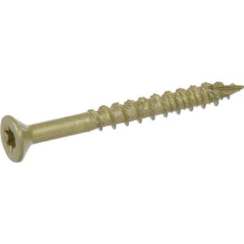 Image for #10 X 2" Bronze-Plated Star Drive Flat Hd Screw Exterior Package Of 15 from HD Supply