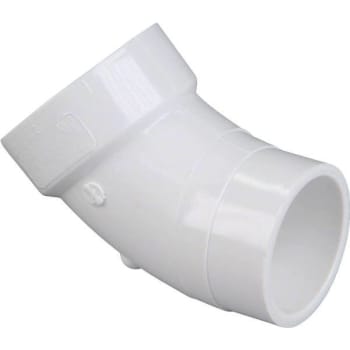 Image for Nibco 2" Pvc Dwv 45-Degree Spigot X Hub Street Elbow Fitting from HD Supply