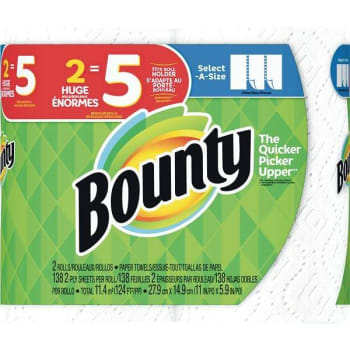 Image for Bounty Select-A-Size White Paper Towel Roll Case Of 6 from HD Supply