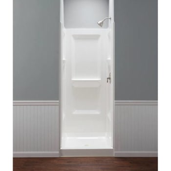 Image for Mustee 32" Durawall 3-Piece Direct-To-Stud Alcove Shwr Wall Surround Set In Wh from HD Supply