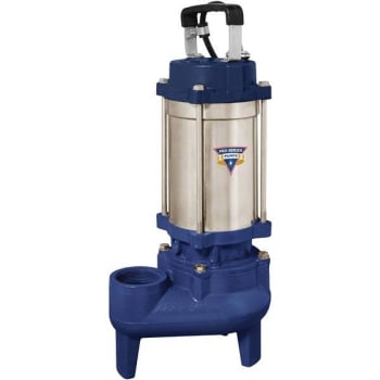 Image for Pro Series Pumps 1 Hp Cast Iron / Stainless Steel Submersible Sewage Pump from HD Supply