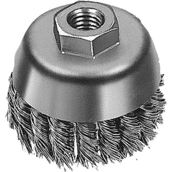 Image for Milwaukee 3" Carbon Steel Knot Wire Cup Brush from HD Supply