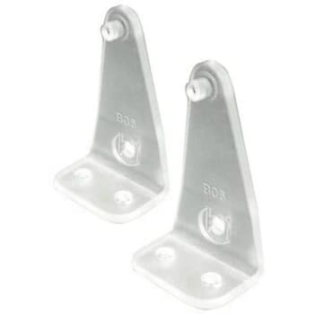 Image for Designer's Touch Clear 1-1/2" Hold Down Bracket Package Of 2 from HD Supply