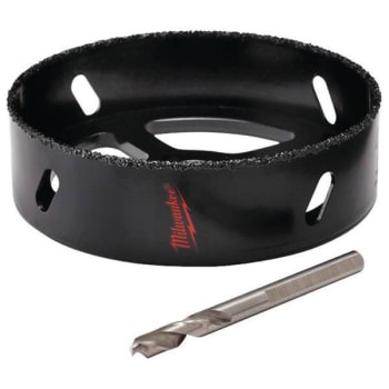 Image for Milwaukee 6-3/8 In. Hex Carbide Recessed Light Hole Saw With Pilot Bit from HD Supply