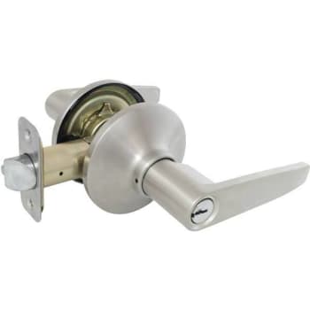 Image for Defiant Olympic Stainless Steel Keyed Entry Door Lever from HD Supply