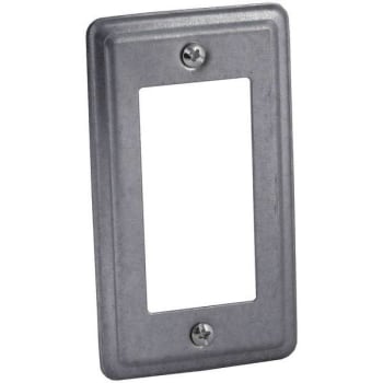 Image for Raco 4" H X 2" W Steel Metallic 1-Gang Handy Box Cover For Gfci from HD Supply