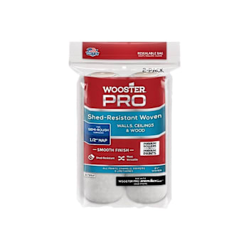 Image for Wooster 4-1/2" X 1/2" High-Density Pro Woven Cage Frame Roller Package Of 2 from HD Supply