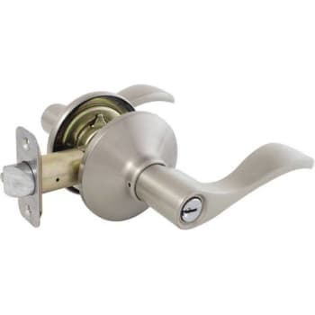 Image for Defiant Naples Satin Nickel Keyed Entry Door Lever from HD Supply