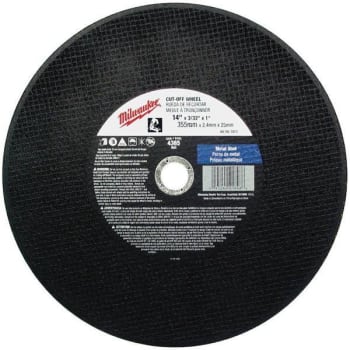 Image for Milwaukee 14" X 1/8" X 1" Cut-Off Wheel from HD Supply