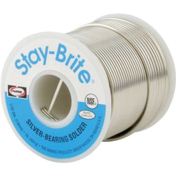 Image for Harris Stay Brite 8 94/6 1 Lb Lead Free Solder Wire 1/8" Dia from HD Supply