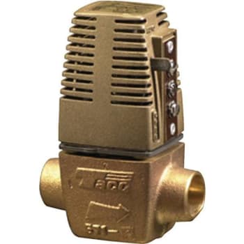 Image for Taco Gold Series 1/2" Bronze 2-Way Hydronic Zone Valve from HD Supply