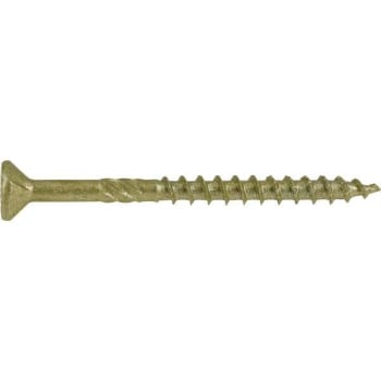 Power Pro #8 X 2" Star Flat-Head Exterior Wood Screw Package Of 767