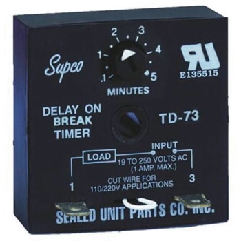 Image for Supco Time Delay On Break from HD Supply