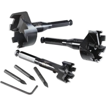 Image for Milwaukee Plumbers' Selfeed High Speed Steel Bit Set from HD Supply