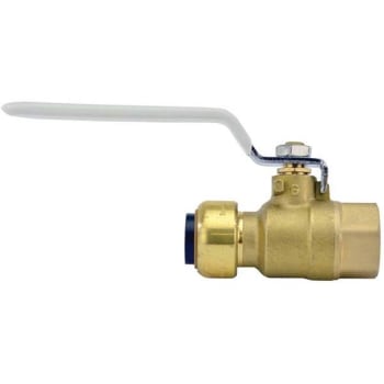 Image for Tectite 1/2" Brass Push-To-Connect X Female Pipe Thread Ball Valve from HD Supply