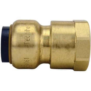 Image for Tectite 1/2" Brass Push-To-Connect X Female Pipe Thread Adapter from HD Supply