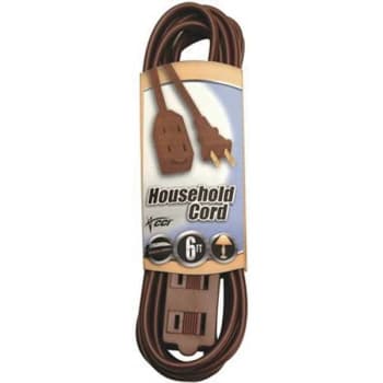 Image for Southwire 6' 16/2 Brown Household Cube Tap Extension Cord from HD Supply