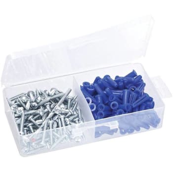Image for #14-#16 Conical Plastic Anchor Kit In Plastic Case Package Of 100 from HD Supply