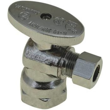 Image for Premier Quarter Turn Angle Stop 1/2" Ips X 1/2" Slip Joint Lead Free from HD Supply