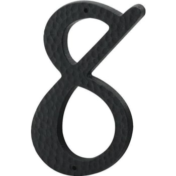 Image for Prime-Line 3" House Number 8 Plastic Black With Nails from HD Supply