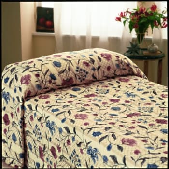 Martex Bedspread Twin 71x102 Cap Fitted Style Home Terrace Multicolor