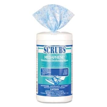 Image for Scrubs Medaphene Plus Disinfecting Wipes (65-Canister) (White) from HD Supply