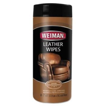 Image for WEIMAN Leather Wipes (30-Canister) from HD Supply