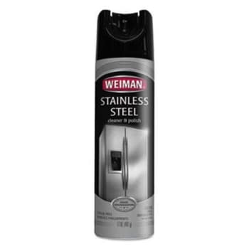 WEIMAN 17 Oz Aerosol Stainless Steel Cleaner and Polish (6-Carton)