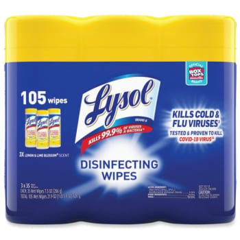 Lysol Disinfectant Wipes (35-Canister)
