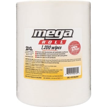 Image for 2XL Gym Mega Roll Wipes (1,200-Roll) (White) from HD Supply