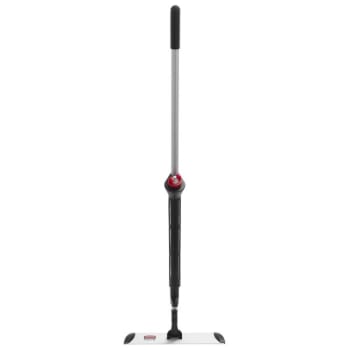 Image for Rubbermaid 18 in Pulse Microfiber Single-Sided Flat Spray Mop w/ 56 in Handle (Black) from HD Supply