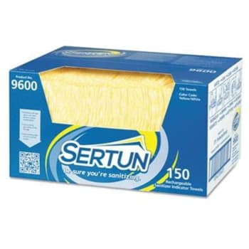 Image for Sertun Color-Changing Rechargeable Sanitizer Towels, 150/Ct from HD Supply
