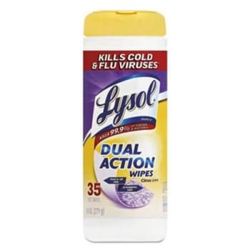 Image for Lysol Dual Action Disinfectant Wipes (35-Canister) from HD Supply