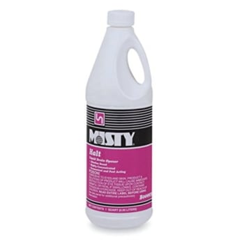 Image for Misty 32 Oz. Halt Liquid Drain Cleaner (12-Carton) from HD Supply
