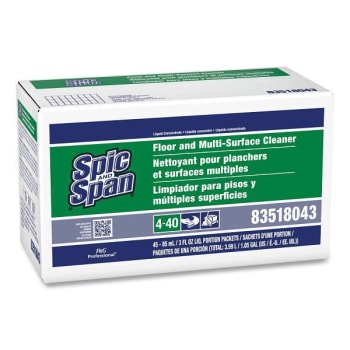 Liquid Floor Cleaner, 3 Oz Packet, 45/Carton