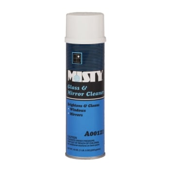 Image for Misty Glass & Mirror Cleaner w/Ammonia, 19oz Aerosol, 12/Carton from HD Supply