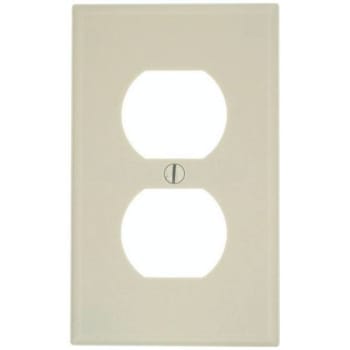 Image for Leviton 1 Gang Duplex Device Receptacle Wallplate Light Almond from HD Supply