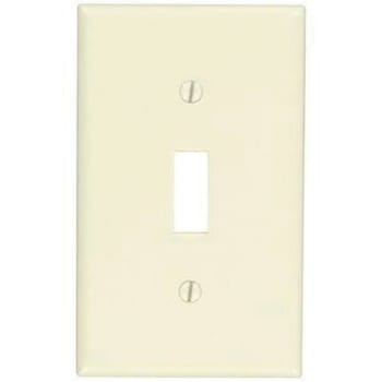 Image for Leviton Light Almond 1-Gang Toggle Wall Plate from HD Supply