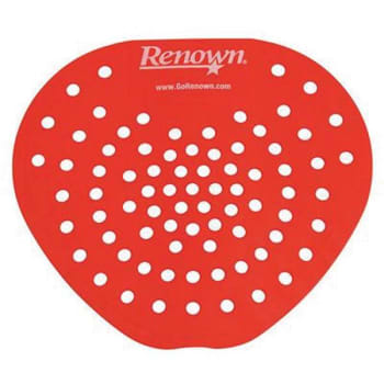 Image for Renown Red/cherry Scent Flat Urinal Screen Package Of 12 from HD Supply
