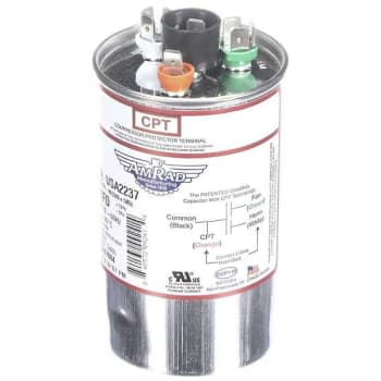 Image for Amrad Engineering 50/5 Mfd 370/440 Vac Round Motor Run Capacitor from HD Supply