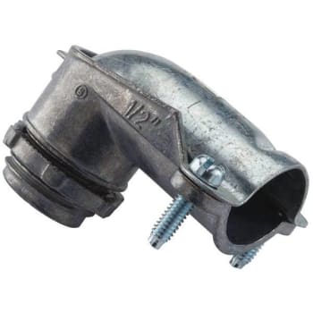 Image for Halex 1/2" 90-Degree Flexible Metal Conduit Connector from HD Supply