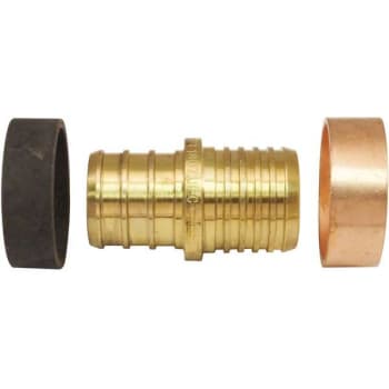 Image for Apollo 3/4" Brass Pex-B Barb Polybutylene Coupling from HD Supply