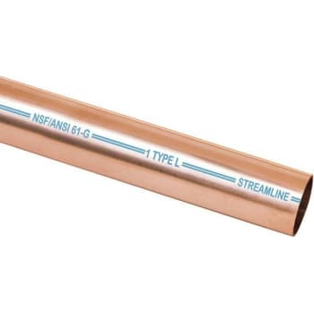 Image for Mueller Streamline 1/2" Id X 20' Type L Hard Copper Tubing from HD Supply