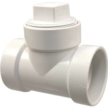 Image for Nibco 2" Pvc Dwv Hub X Hub X Fpt Cleanout Plug Tee from HD Supply